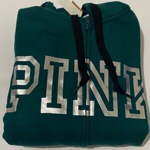 PINK Victoria’s Secret XL Full Zip Logo Hoodie